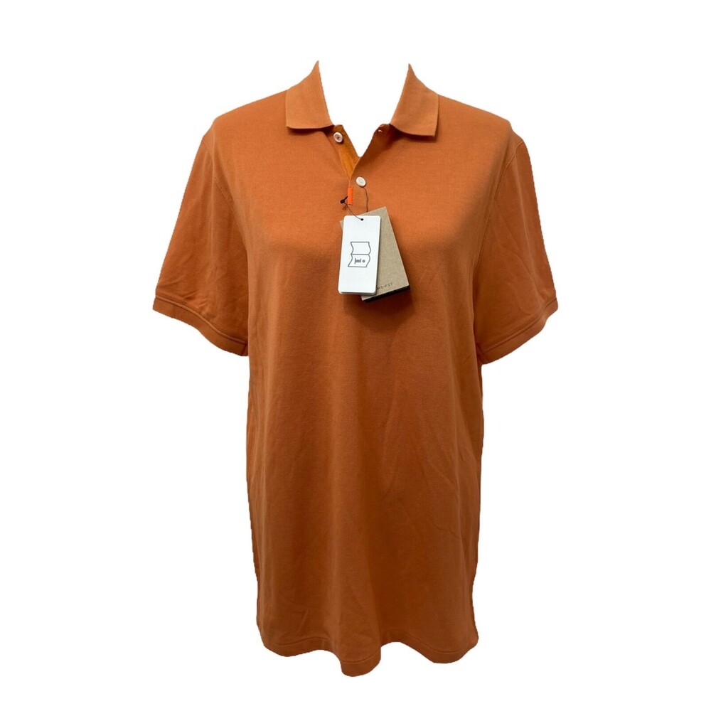Nike Men’s Shirt Orange Dri-Fit Move to Zero Sample Line Polo Size Medium